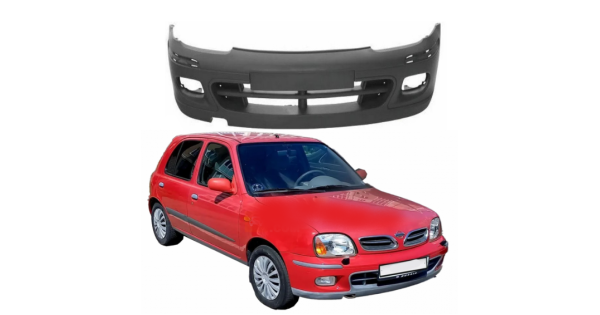 NISSAN MICRA K11 ÖN TAMPON KOYU GRİ SİS/BAND DELİKLİ 2001-2002