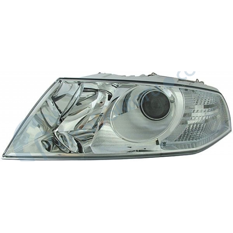 SKODA OCTAVIA  FAR LAMBASI L ELEKTRİKLİ MERCEKLİ (ŞEFFAF CAM) 2005-2010