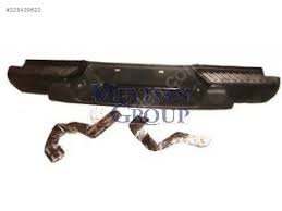 NISSAN PICK UP D22 ARKA TAMPON SİYAH ÜSTÜ PLASTİKLİ BAĞLANTI AYAKLARI İLE SET OLARAK TAK 1997-2002
