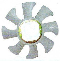 NISSAN PICK UP D22 FAN KANADI TD25 2.5cc KÜÇÜK TERMİĞE TAKILAN  1997-2002