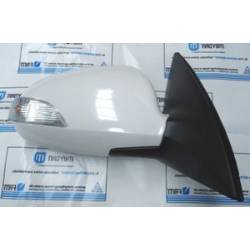 HYUNDAI I30 KAPI AYNASI SOL ELEKTRİKLİ/SİNYALLİ/BEYAZ KAPAKLI 5FİŞLİ 2007-2012