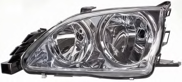 TOYOTA AVENSIS FAR LAMBASI SOL ELEKTRİKLİ BEYAZ ŞEFFAF CAMLI ÇİFT REFLEKTÖRLÜ H7/H7 TYC 2001-2002