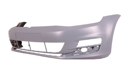 VOLKSWAGEN GOLF 7 ÖN TAMPON ASTARLI GRİ/PANJUR DELİKLİ/SENSÖR/FAR YIKAMA DELİKSİZ 2012-2016