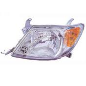 TOYOTA HILUX- PICK UP VIGO- D4D FAR LAMBASI SOL MANUEL ŞEFFAF CAMLI SARI REFLEKTÖRLÜ 2005-2009