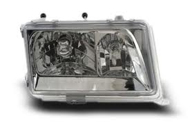MERCEDES W124 ÖN FAR  KRİSTAL BEYAZ SAĞ-SOL TAKIM 1985-1992