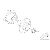 BMW E39 ARKA AKS SOMUNU 1996-2003