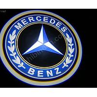 MERCEDES KAPI ALT IIKLI LAZER LOGO TAKIM 2ADET