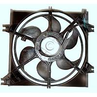HYUNDAI ACCENT- 00/02 RADYAT�R FAN DAVLUMBAZI KOMPLE PLAST�K (M�LENYUM KASA) (6 KANAT)