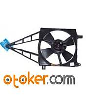 OPEL VECTRA A RADYAT�R FAN DAVLUMBAZI KOMPLE 1,6cc 4 KANAT 1988-1995