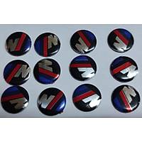 BMW ANAHTARLIK M LOGOSU METAL 11 MM 2 ADET