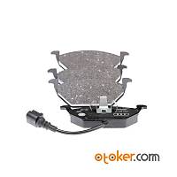 VOLKSWAGEN GOLF 4 N FREN BALATASI KABLOLU YUVARLAK SOKETL DSK 156,4X73,8X19,6 BRAMAX 1998-2004