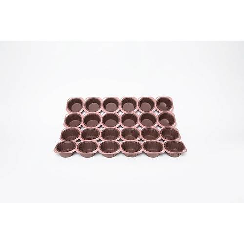 FRESCO Muffin Tray Kahverengi 24l�